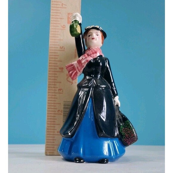 Vintage Disney Mary Poppins Ceramic Figure Japan Missing Umbrella - Picture 12 of 12